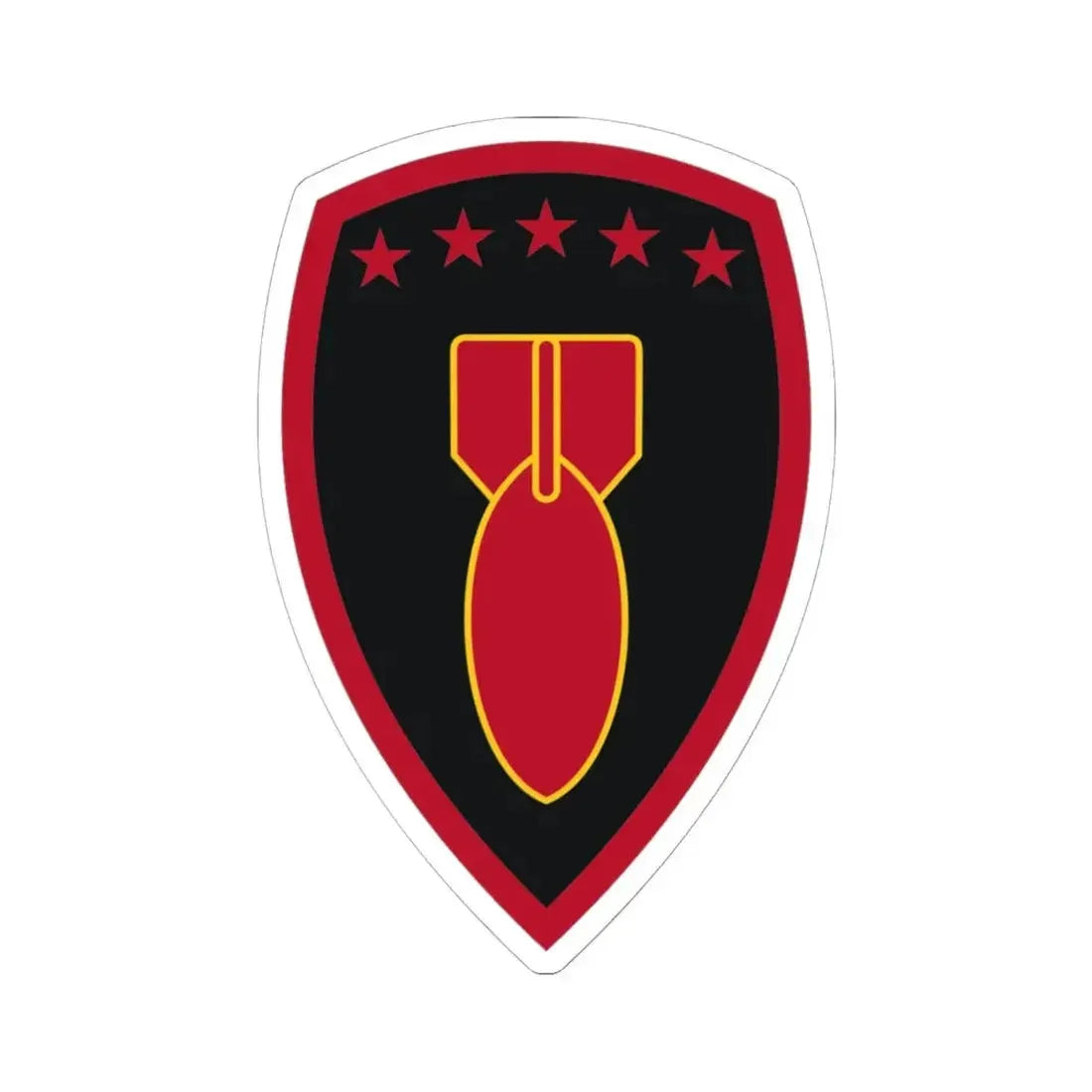 71 Ordnance Group (U.S. Army) STICKER Vinyl Kiss-Cut Decal 6 Inch White - The Sticker Space