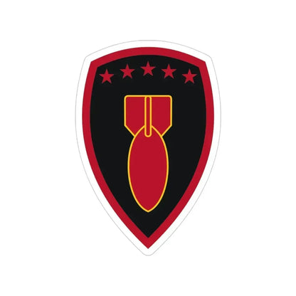 71 Ordnance Group (U.S. Army) Transparent STICKER Die-Cut Vinyl Decal 4 Inch - The Sticker Space