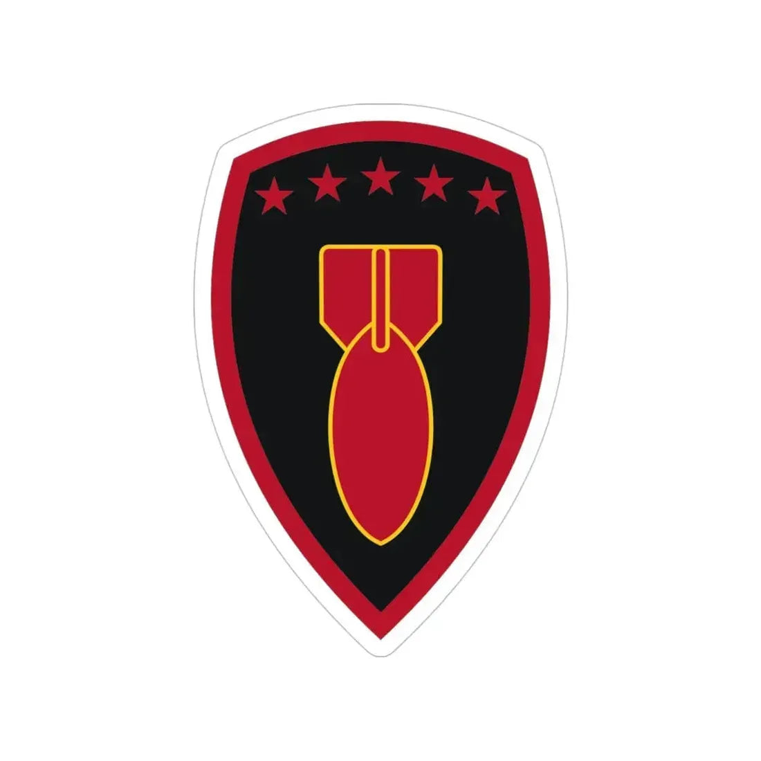 71 Ordnance Group (U.S. Army) Transparent STICKER Die-Cut Vinyl Decal 4 Inch - The Sticker Space