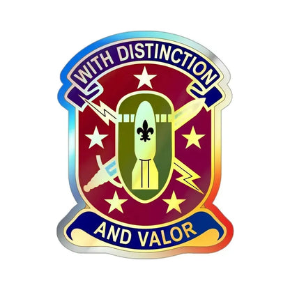 71 Ordnance Group v2 (U.S. Army) Holographic STICKER Die-Cut Vinyl Decal 3 Inch Holographic - The Sticker Space