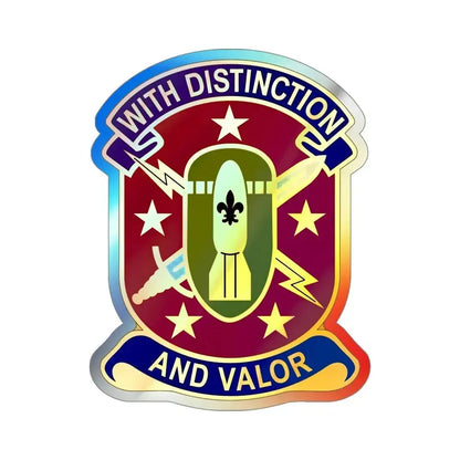 71 Ordnance Group v2 (U.S. Army) Holographic STICKER Die-Cut Vinyl Decal 4 Inch Holographic - The Sticker Space