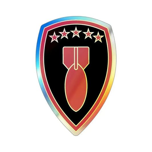 71 Ordnance Group v3 (U.S. Army) Holographic STICKER Die-Cut Vinyl Decal 6 Inch Holographic - The Sticker Space