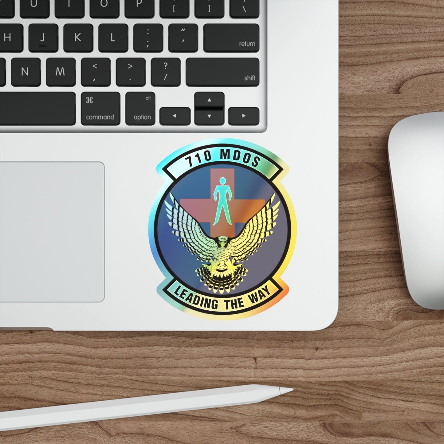 710th Medical Operations Squadron (U.S. Air Force) Holographic STICKER Die-Cut Vinyl Decal-The Sticker Space