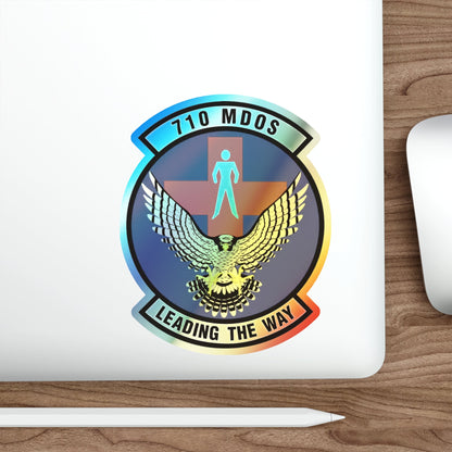 710th Medical Operations Squadron (U.S. Air Force) Holographic STICKER Die-Cut Vinyl Decal-The Sticker Space