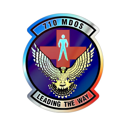 710th Medical Operations Squadron (U.S. Air Force) Holographic STICKER Die-Cut Vinyl Decal-3 Inch-The Sticker Space