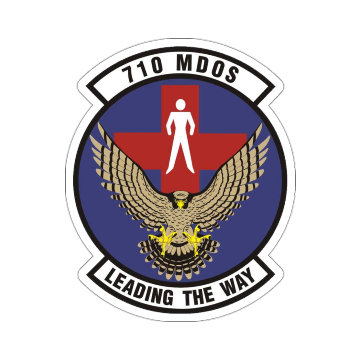 710th Medical Operations Squadron (U.S. Air Force) STICKER Vinyl Die-Cut Decal-White-The Sticker Space