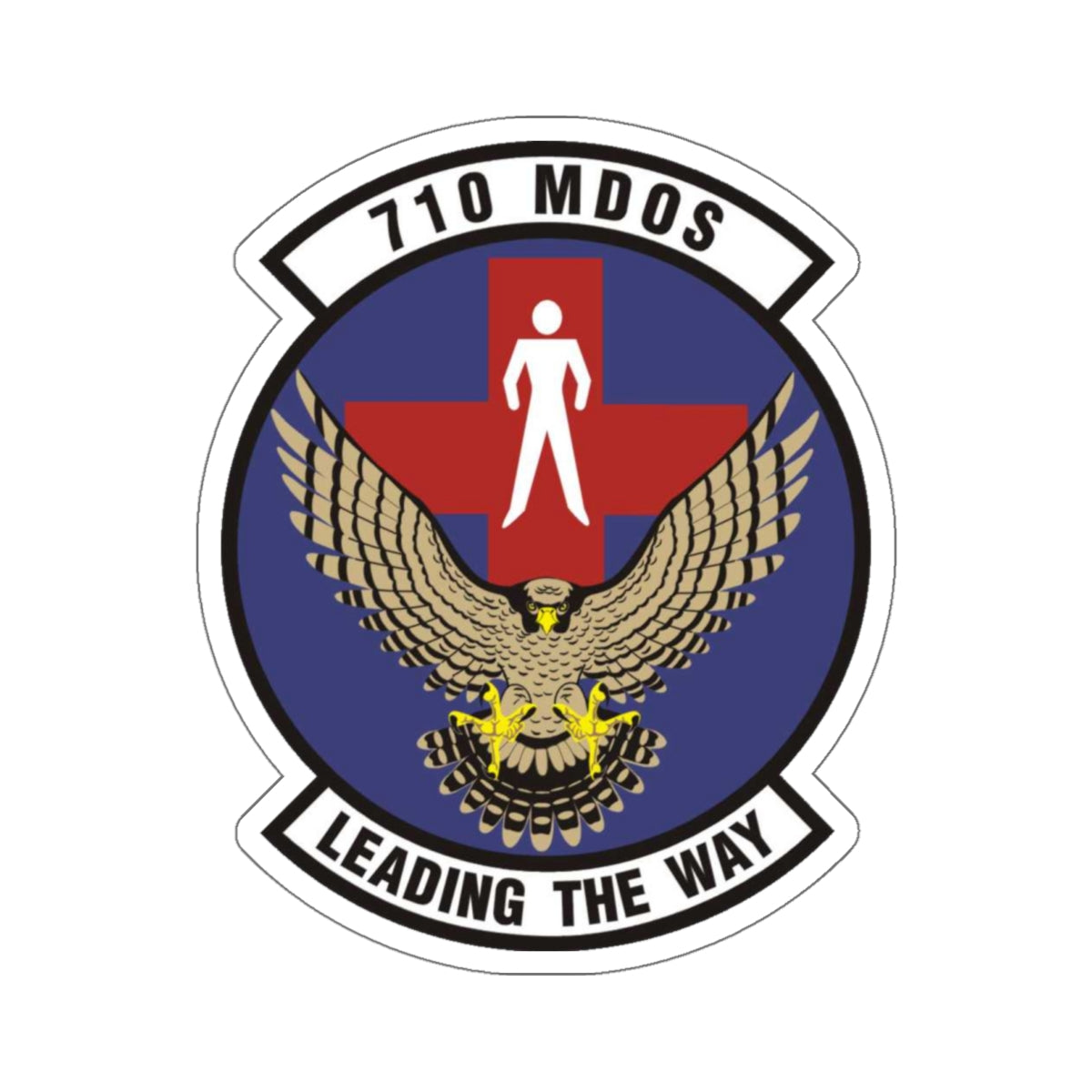 710th Medical Operations Squadron (U.S. Air Force) STICKER Vinyl Die-Cut Decal-White-The Sticker Space