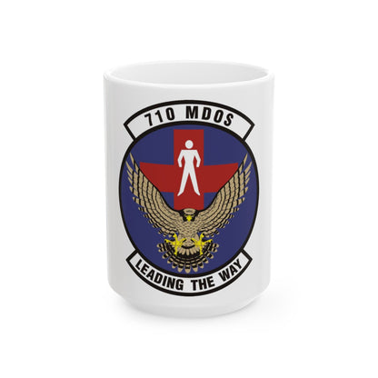 710th Medical Operations Squadron (U.S. Air Force) White Coffee Mug-15oz-The Sticker Space