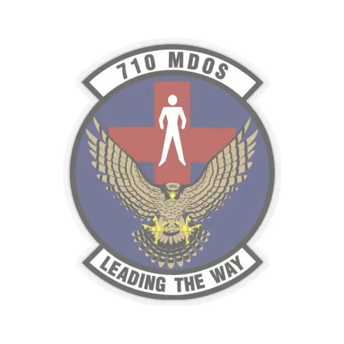 710th Medical Operations Squadron (U.S. Air Force) STICKER Vinyl Kiss-Cut Decal 2 Inch Transparent - The Sticker Space