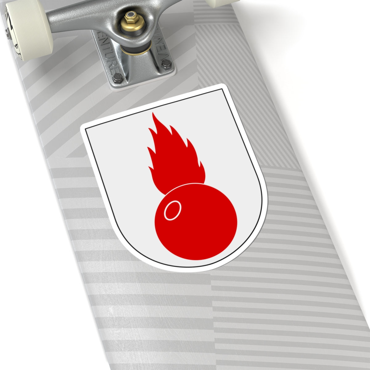 Artilleriregementet 92. artilleribataljonens stab vapen (Sweden) (Coat of Arms) STICKER Vinyl Kiss-Cut Decal