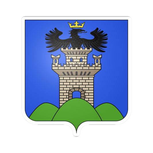 Blason de la commune de La Spezia Italie (Italy) (Coat of Arms) STICKER Vinyl Kiss-Cut Decal