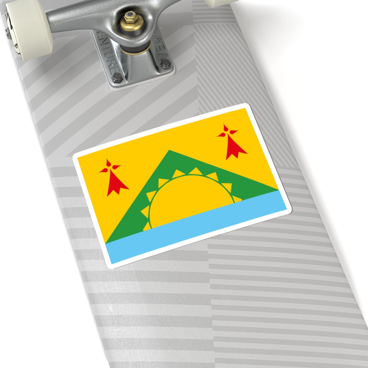 Bidar District Flag (France) STICKER Vinyl Kiss-Cut Decal