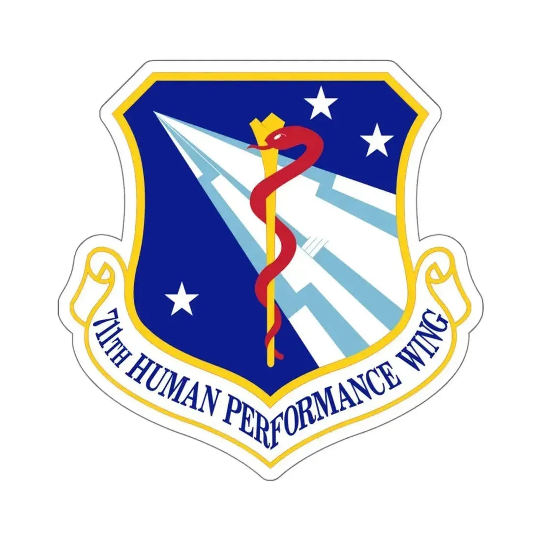 711th Human Performance Wing (U.S. Air Force) STICKER Vinyl Die-Cut Decal 4 Inch - The Sticker Space