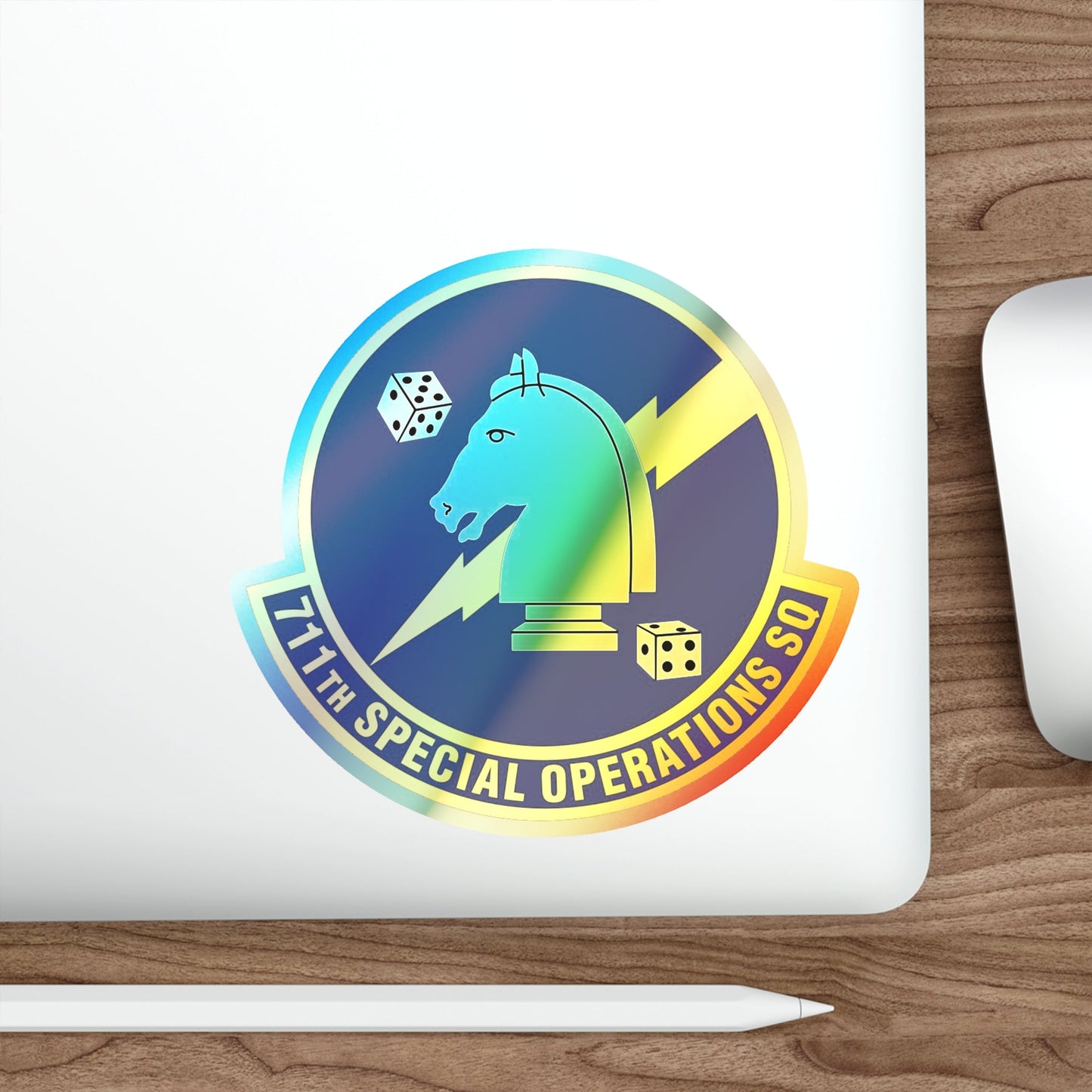 711th Special Operations Squadron (U.S. Air Force) Holographic STICKER Die-Cut Vinyl Decal-The Sticker Space