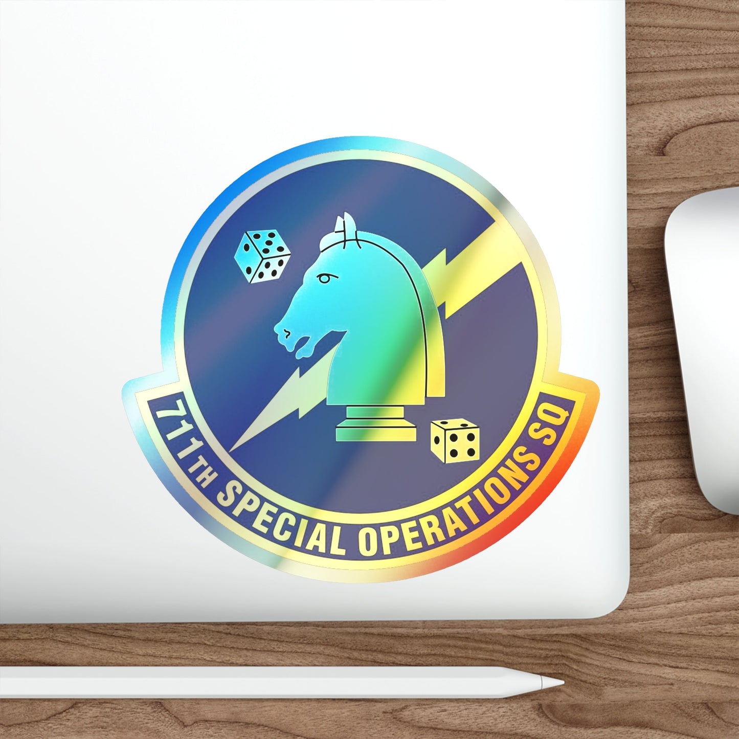 711th Special Operations Squadron (U.S. Air Force) Holographic STICKER Die-Cut Vinyl Decal-The Sticker Space