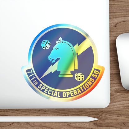 711th Special Operations Squadron (U.S. Air Force) Holographic STICKER Die-Cut Vinyl Decal-The Sticker Space