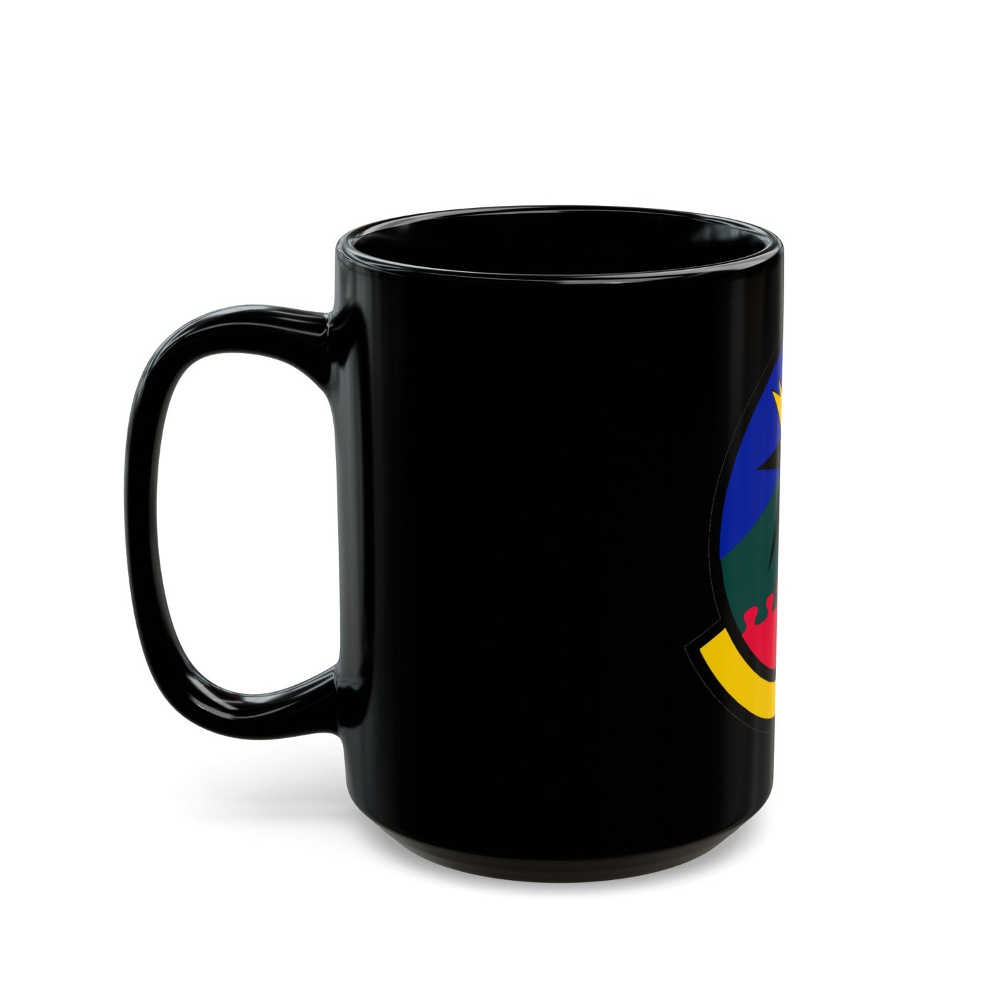 712 Air Support Operations Squadron ACC (U.S. Air Force) Black Coffee Mug-The Sticker Space