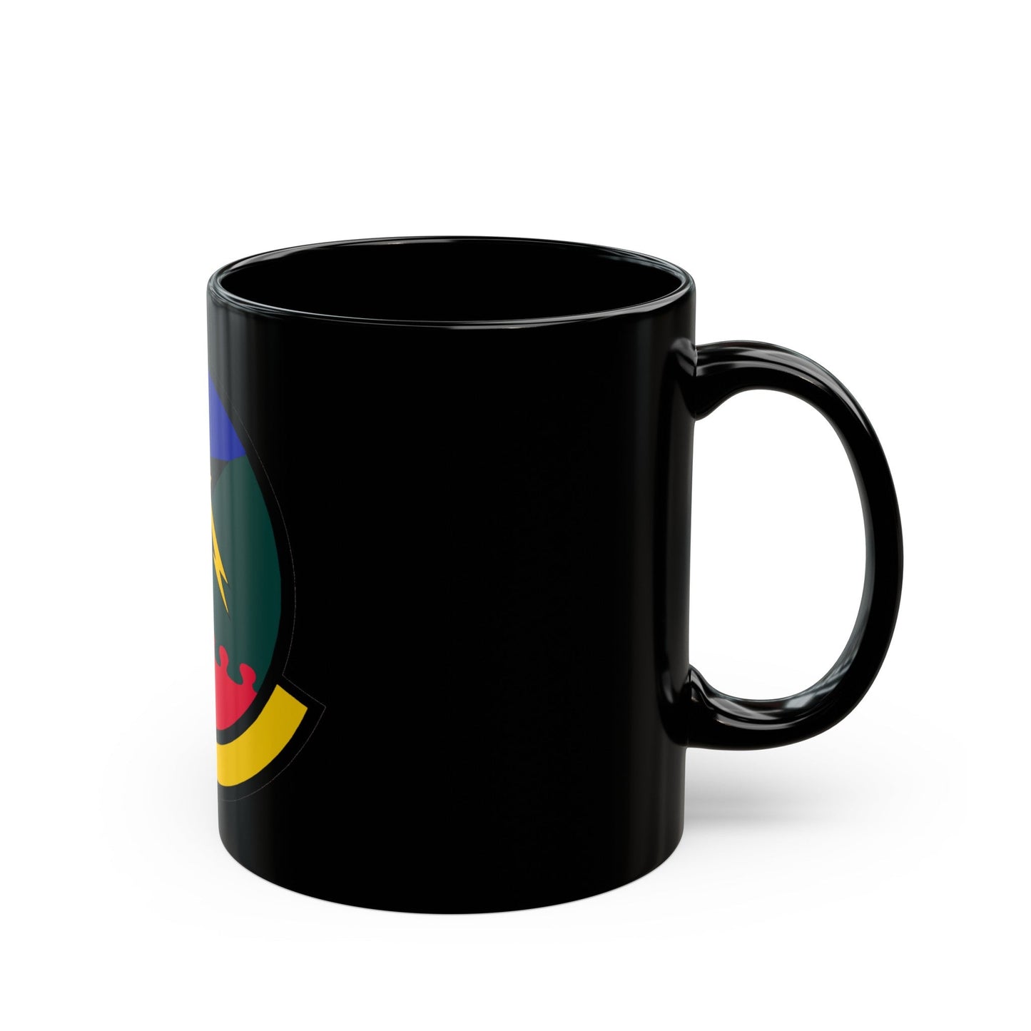 712 Air Support Operations Squadron ACC (U.S. Air Force) Black Coffee Mug-The Sticker Space