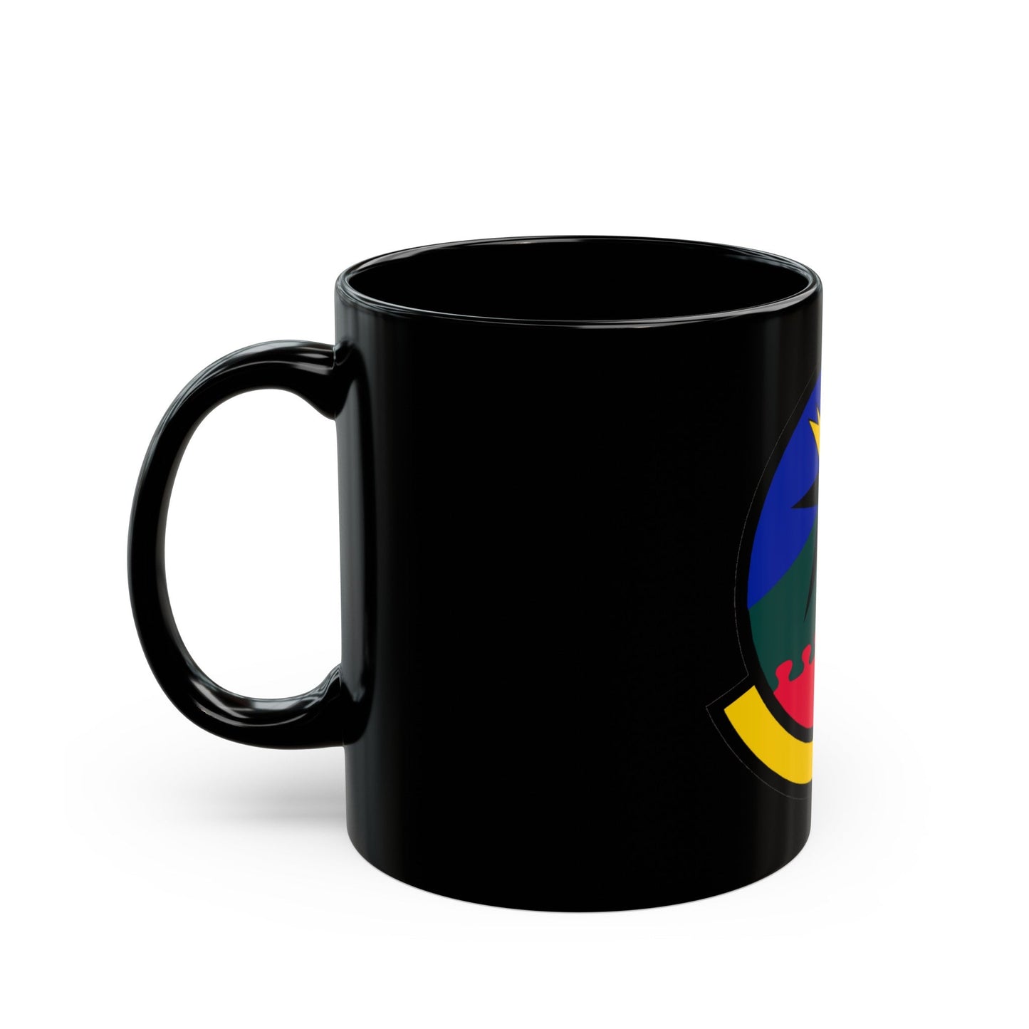 712 Air Support Operations Squadron ACC (U.S. Air Force) Black Coffee Mug-The Sticker Space