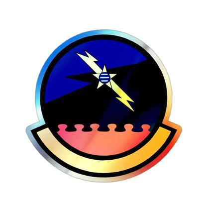 712 Air Support Operations Squadron ACC (U.S. Air Force) Holographic STICKER Die-Cut Vinyl Decal 2 Inch Holographic - The Sticker Space
