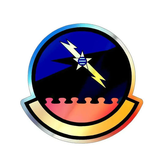 712 Air Support Operations Squadron ACC (U.S. Air Force) Holographic STICKER Die-Cut Vinyl Decal 6 Inch Holographic - The Sticker Space