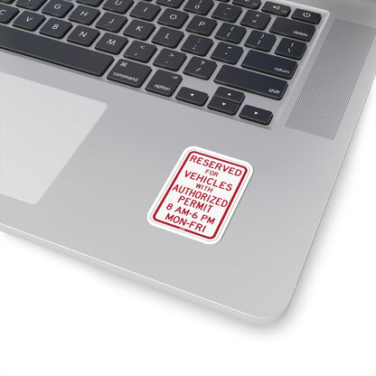 PBOT Road sign P4455 (Oregon) (Road Sign) STICKER Vinyl Kiss-Cut Decal