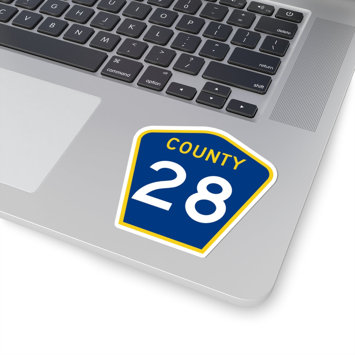 County 28 MN (Minnesota) (Road Sign) STICKER Vinyl Kiss-Cut Decal