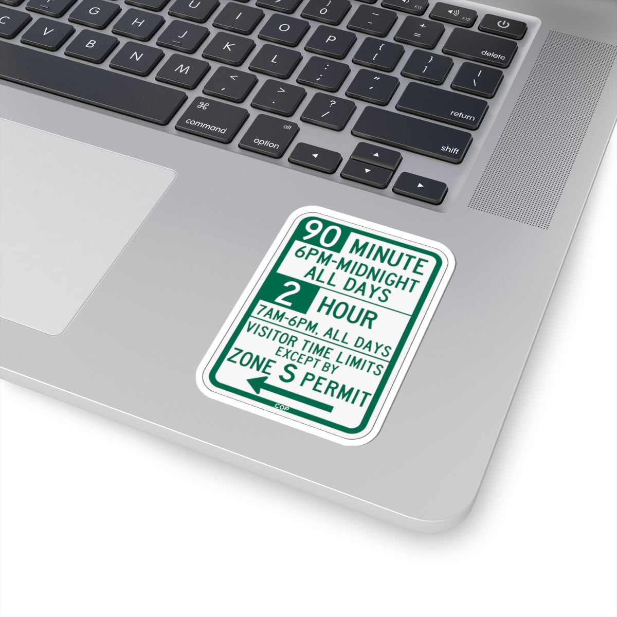 PBOT Road sign P4437R (Oregon) (Road Sign) STICKER Vinyl Kiss-Cut Decal