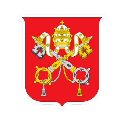 Coat of arms of Vatican City State - STICKER Vinyl Kiss-Cut Decal