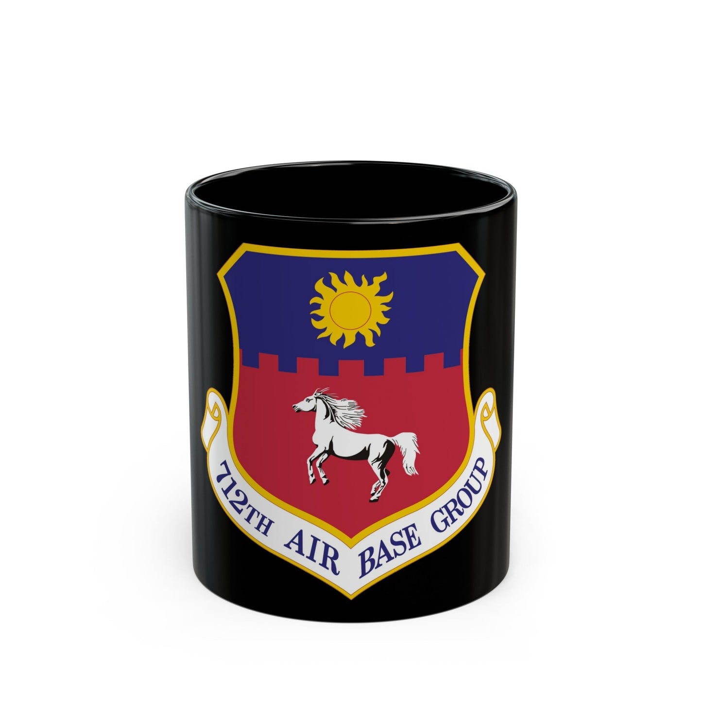 712th Air Base Group (U.S. Air Force) Black Coffee Mug-11oz-The Sticker Space