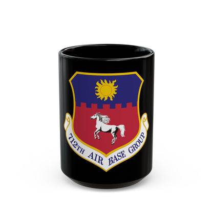 712th Air Base Group (U.S. Air Force) Black Coffee Mug-15oz-The Sticker Space