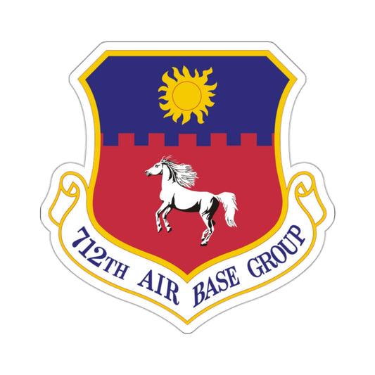 712th Air Base Group (U.S. Air Force) STICKER Vinyl Die-Cut Decal-White-The Sticker Space