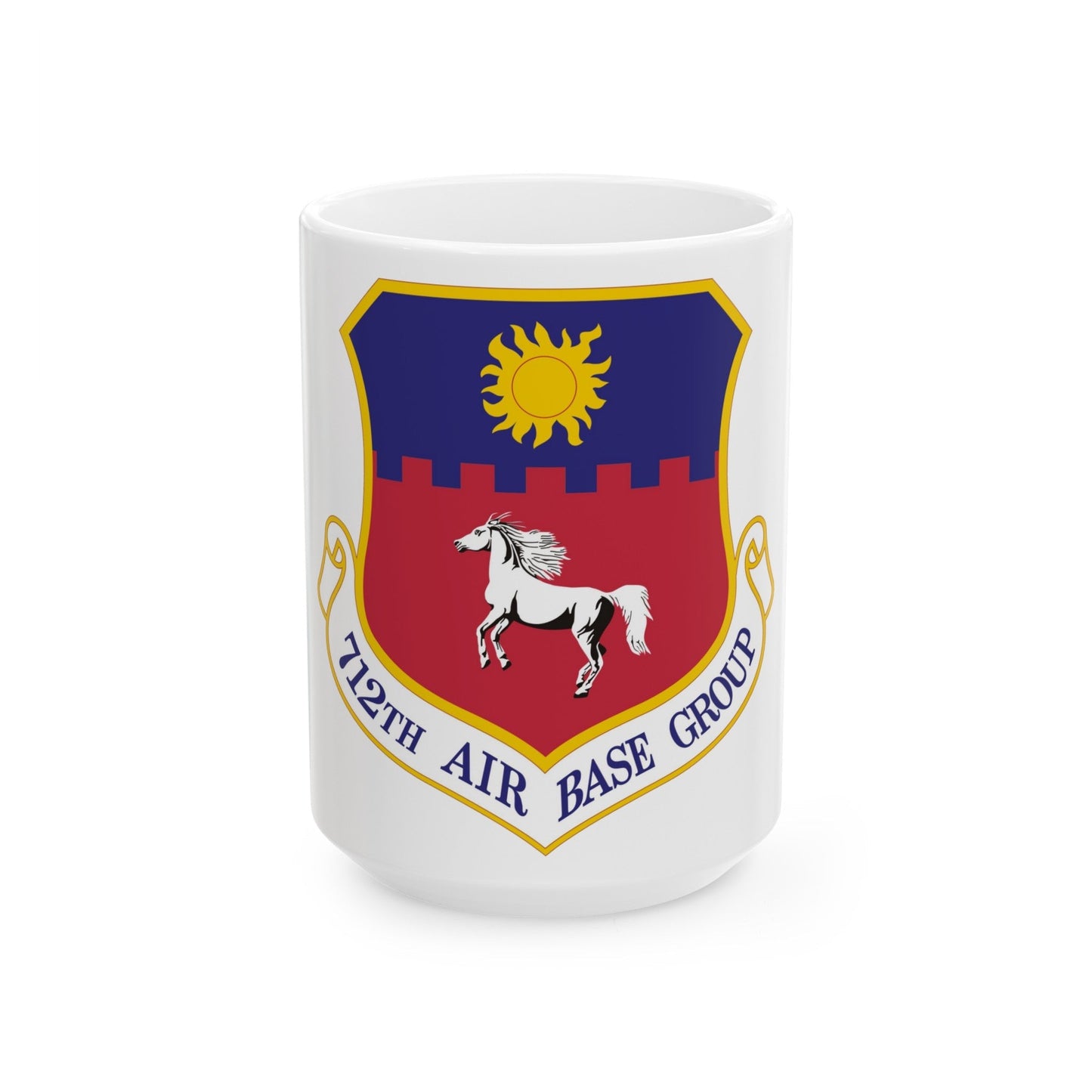 712th Air Base Group (U.S. Air Force) White Coffee Mug-15oz-The Sticker Space