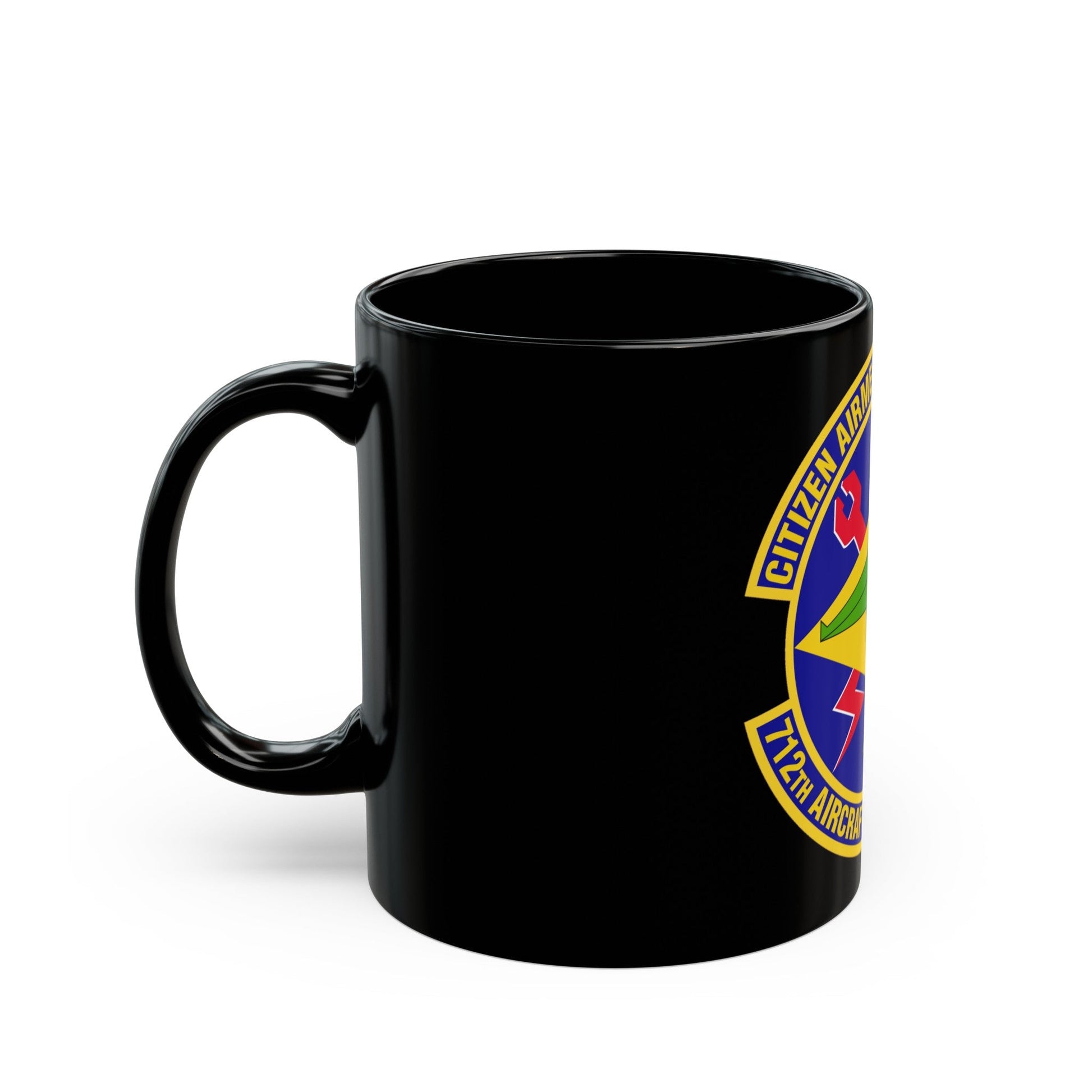 712th Aircraft Maintenance Squadron (U.S. Air Force) Black Coffee Mug-The Sticker Space