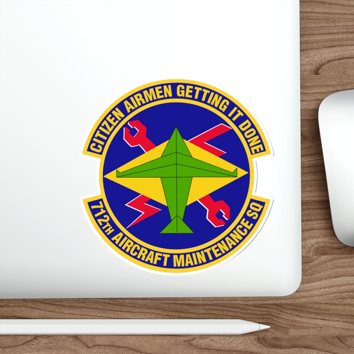 712th Aircraft Maintenance Squadron (U.S. Air Force) STICKER Vinyl Die-Cut Decal-The Sticker Space