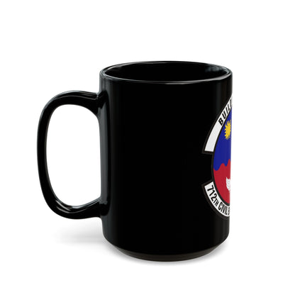 712th Civil Engineer Squadron (U.S. Air Force) Black Coffee Mug-The Sticker Space