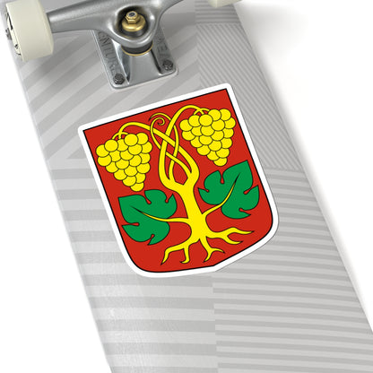Raron-blazon (Switzerland) (Coat of Arms) STICKER Vinyl Kiss-Cut Decal