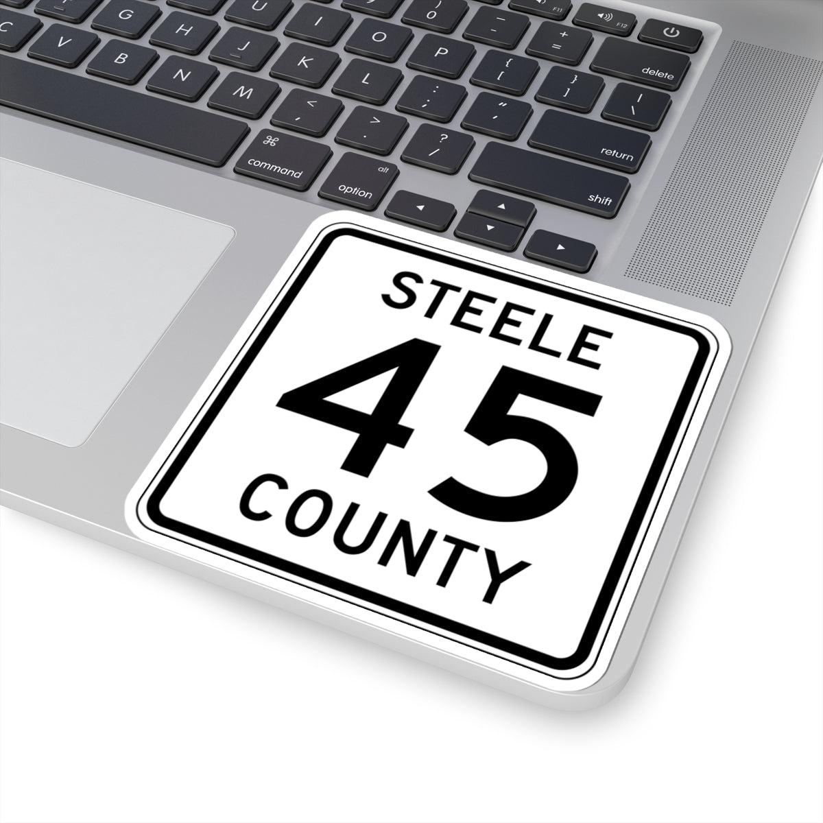Steele County Route 45 MN (Minnesota) (Road Sign) STICKER Vinyl Kiss-Cut Decal