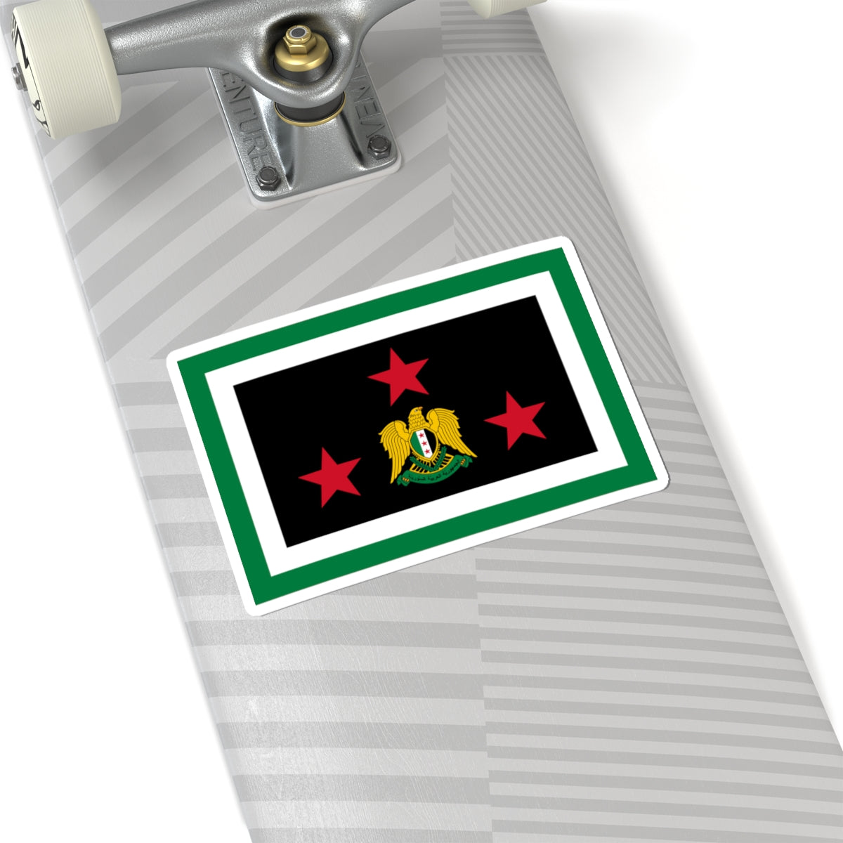 Flag of the Chief of the General Staff Syria 2024present (Syria) STICKER Vinyl Kiss-Cut Decal