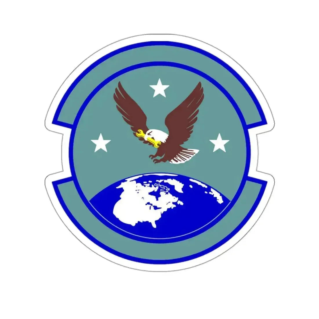 714 Aircraft Maintenance Squadron AFRC (U.S. Air Force) STICKER Vinyl Kiss-Cut Decal 3 Inch White - The Sticker Space