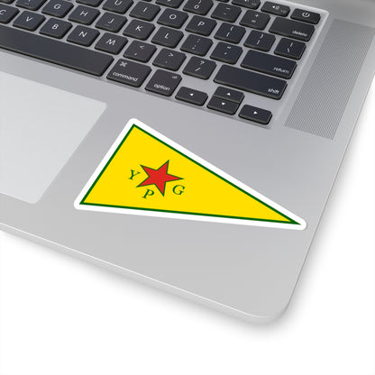 Peoples Protection Units Flag (Syria) STICKER Vinyl Kiss-Cut Decal