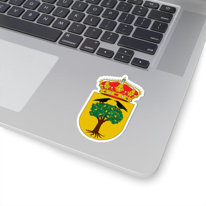 Escudo de Leciñena (Spain) (Coat of Arms) STICKER Vinyl Kiss-Cut Decal