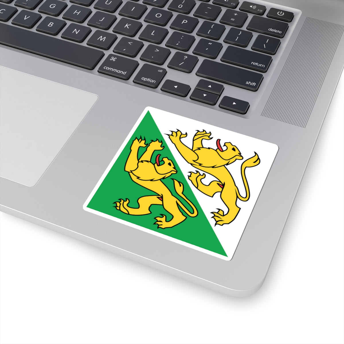 Flag of Canton of Thurgau (Switzerland) STICKER Vinyl Kiss-Cut Decal