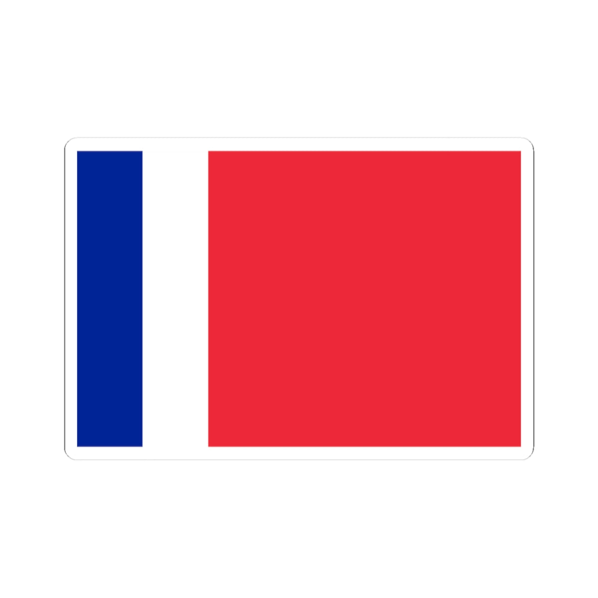Flag of Communist France (France) STICKER Vinyl Kiss-Cut Decal