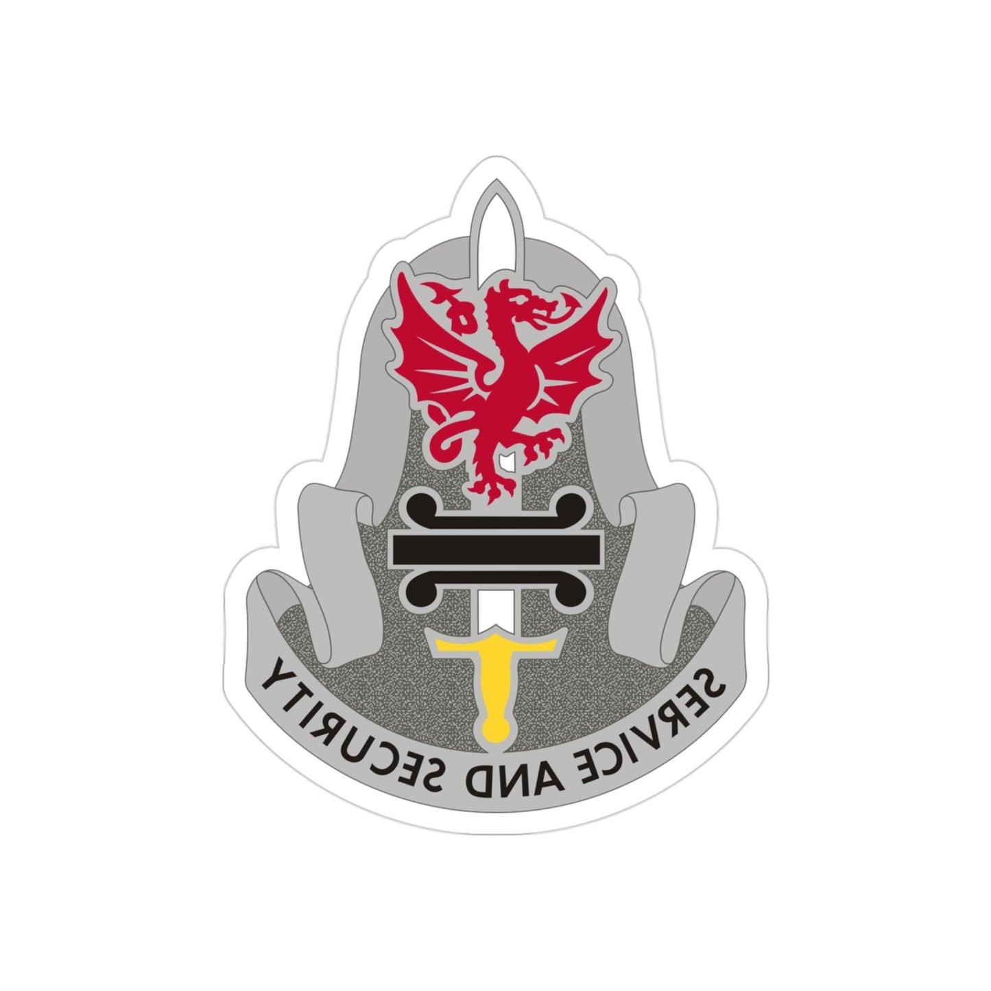 716 Military Intelligence Battalion (U.S. Army) REVERSE PRINT Transparent STICKER-3 Inch-The Sticker Space