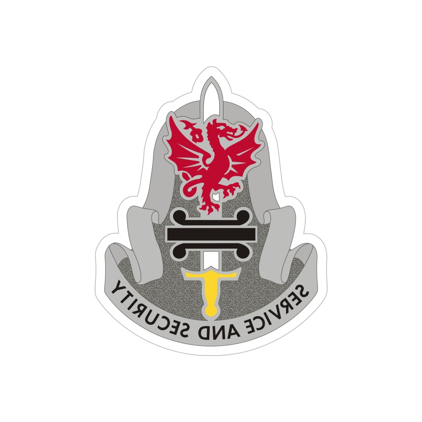 716 Military Intelligence Battalion (U.S. Army) REVERSE PRINT Transparent STICKER-5 Inch-The Sticker Space