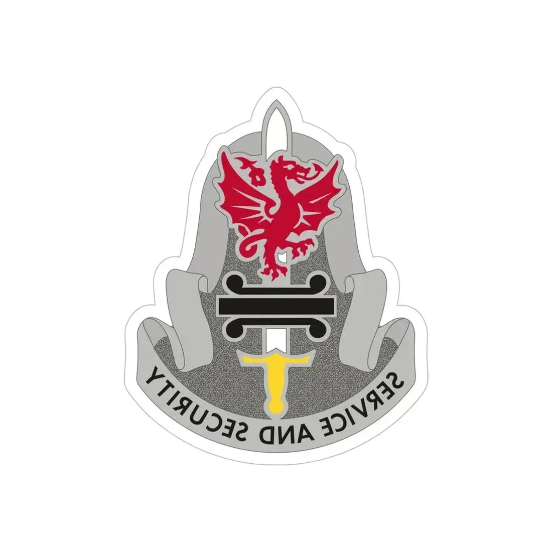 716 Military Intelligence Battalion (U.S. Army) REVERSE PRINT Transparent Die-Cut STICKER - The Sticker Space