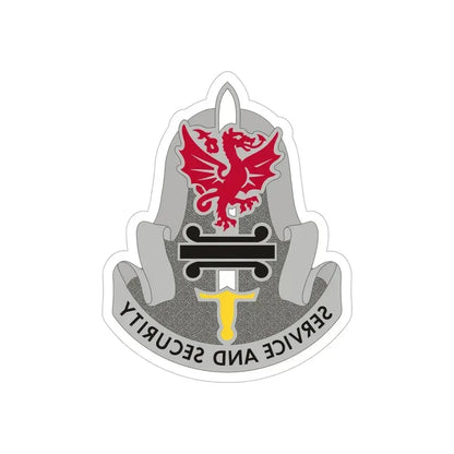 716 Military Intelligence Battalion (U.S. Army) REVERSE PRINT Transparent Die-Cut STICKER - The Sticker Space
