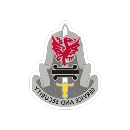 716 Military Intelligence Battalion (U.S. Army) REVERSE PRINT Transparent Die-Cut STICKER - The Sticker Space