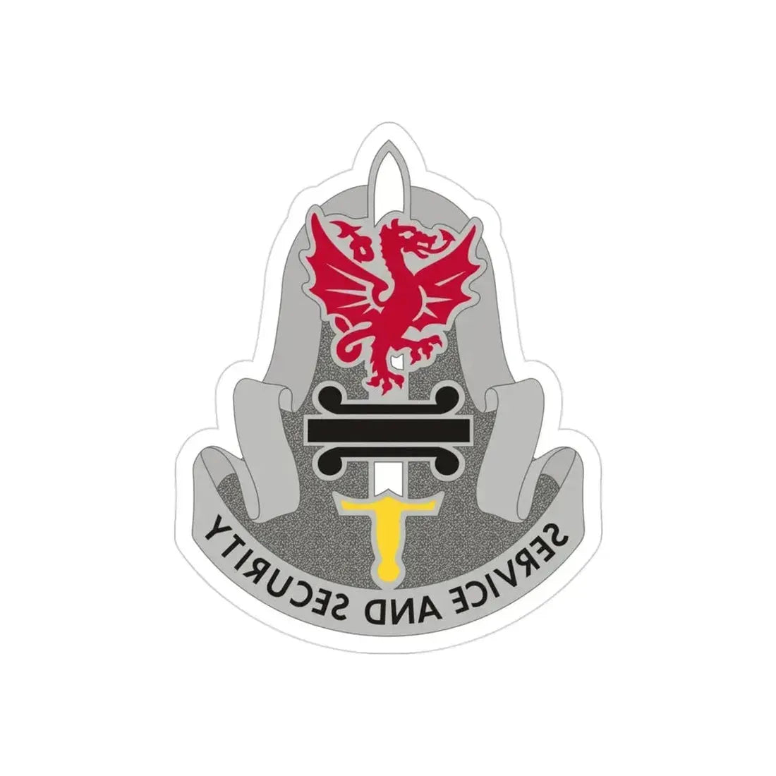 716 Military Intelligence Battalion (U.S. Army) REVERSE PRINT Transparent Die-Cut STICKER - The Sticker Space